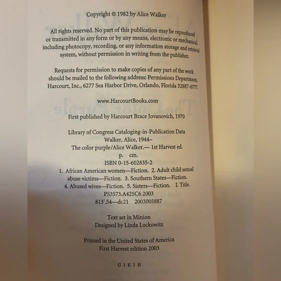 The Color Purple by Alice Walker - Picture 4 of 4